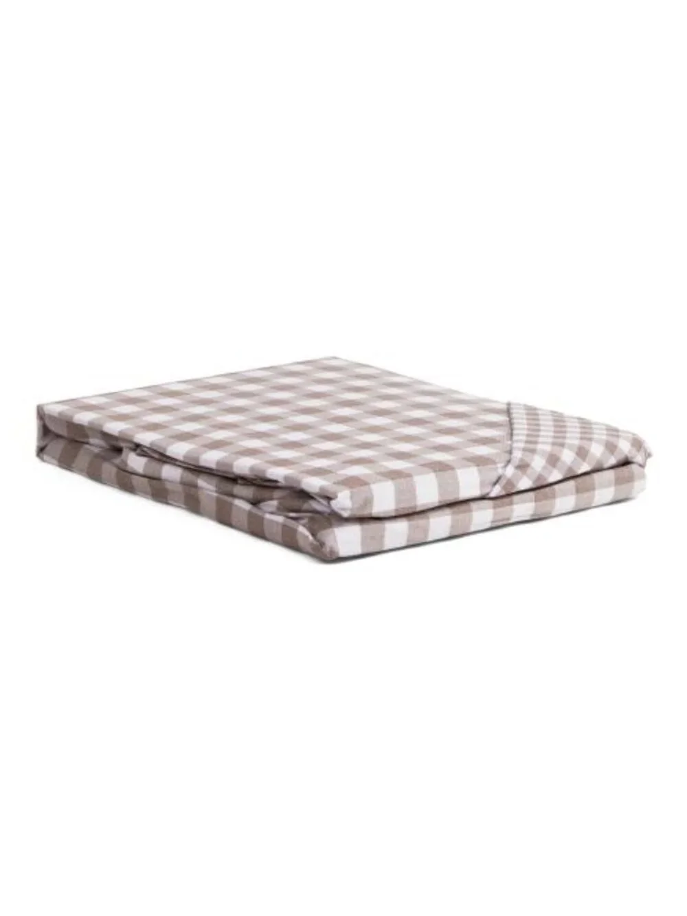 QUIET CO Cotton Gingham Duvet Set